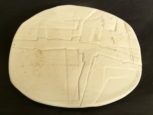 Espais il·limitats XI, porcelana, 38 x 34 x 2 cm., 2011 - copia