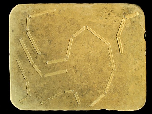 Territori assenyalat IV, pedra  27 x 22 x 4 cm. 2012