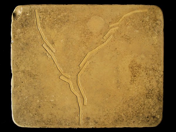 Territori assenyalat VI, pedra  27 x 22 x 5 cm., 2012