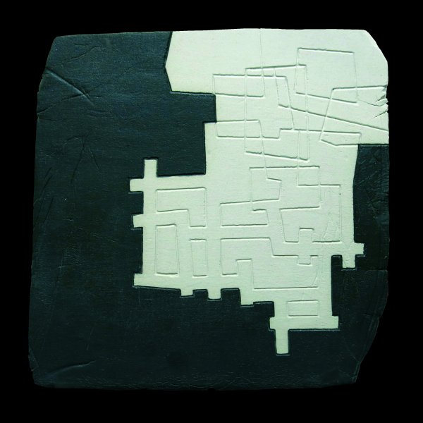 Territori assenyalat XXII, porcellana,  30 x 30 x 1 cm., 2013II 2