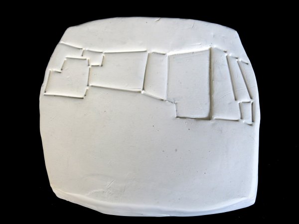 Territori assenyalat LXVII, Porcellana 21x19x3,5 cm 2013