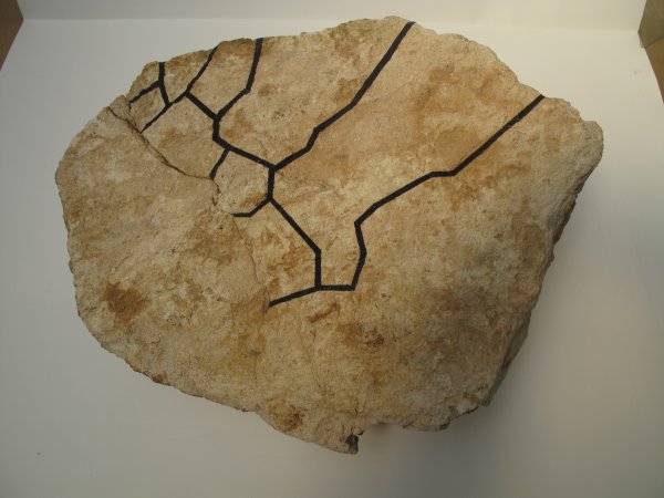 Territoirs X, pierre, crayon, encre, 17 x 38 x 34 cm. IMG_1562_w600_h450