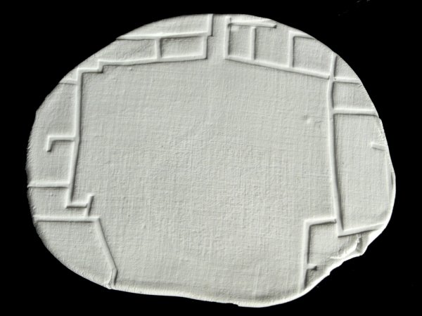 Espais ilimitats XXVIII, porcelana, 52 x 44 x 1,5 cm. , 2012_w600_h450